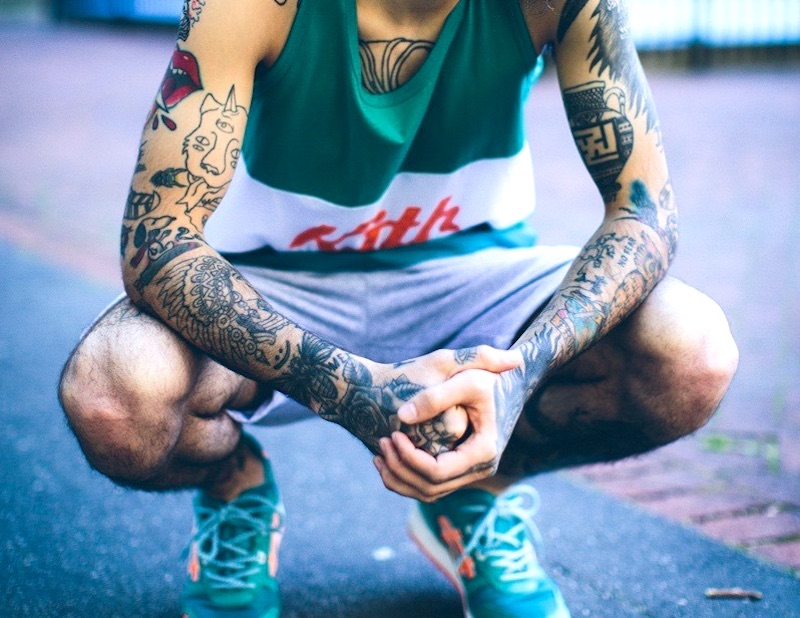 running tattoos runner